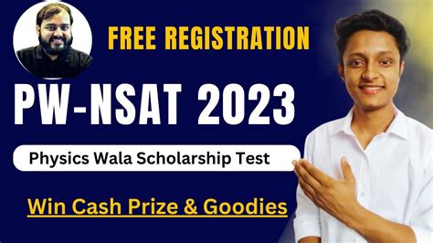 Physics Wallah National Scholarship Aptitude Test .